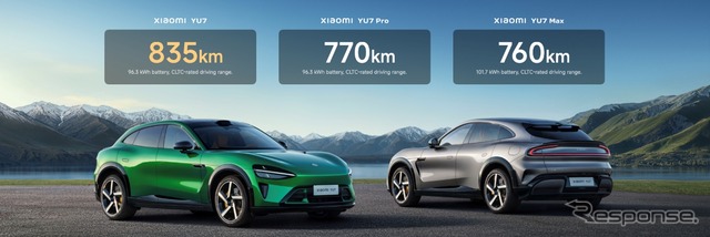 シャオミ初のSUV『YU7』《photo by Xiaomi》