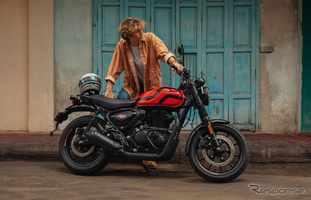 ロイヤルエンフィールド ハンター350 London Red(ロンドン・レッド)《写真提供 ピーシーアイ》