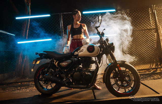 ロイヤルエンフィールド ハンター350 Tokyo Black(トウキョウ・ブラック)《写真提供 ピーシーアイ》