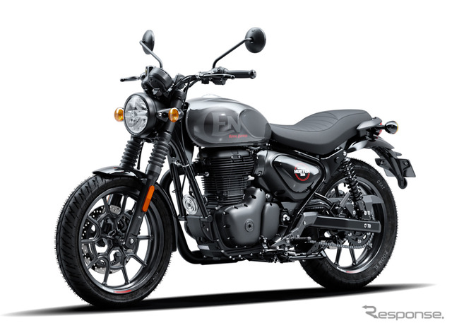 ロイヤルエンフィールド ハンター350 Dapper Grey(ダッパー・グレイ)《写真提供 ピーシーアイ》
