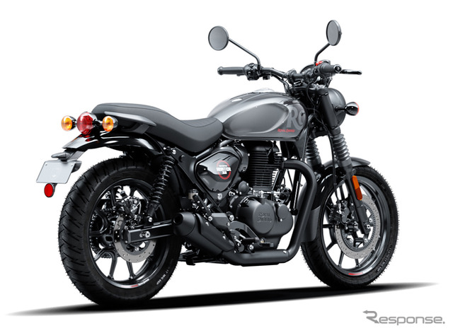 ロイヤルエンフィールド ハンター350 Dapper Grey(ダッパー・グレイ)《写真提供 ピーシーアイ》