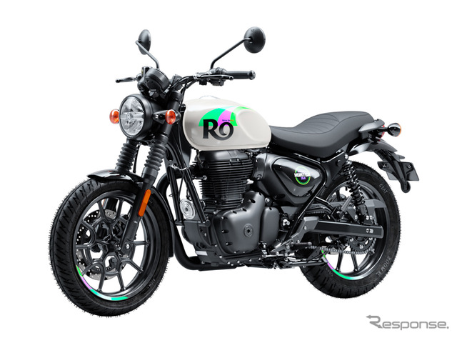 ロイヤルエンフィールド ハンター350 Rio White(リオ・ホワイト)《写真提供 ピーシーアイ》