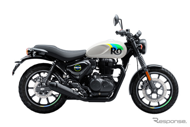 ロイヤルエンフィールド ハンター350 Rio White(リオ・ホワイト)《写真提供 ピーシーアイ》