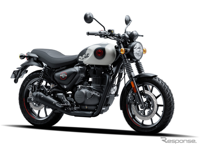 ロイヤルエンフィールド ハンター350 Tokyo Black(トウキョウ・ブラック)《写真提供 ピーシーアイ》