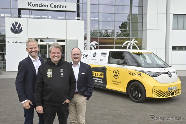 ライナー・ツィートロウ氏が、VW『ID.Buzz』で75カ国を巡る世界記録挑戦の旅に出発《photo by VW》