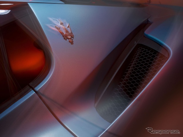 マセラティの新型車のティザー《photo by Maserati》