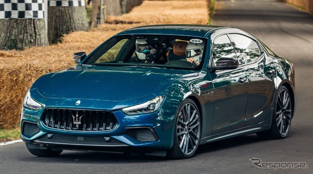「グッドウッド2023」を走ったマセラティ・ギブリ 334 ウルティマ(参考画像)《photo by Maserati》