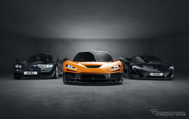 マクラーレン「1」シリーズ。左からF1、W1、P1《photo by McLaren》