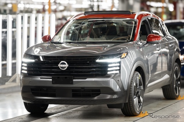 メキシコ・アグアスカリエンテス工場(日産キックス)《photo by Nissan》