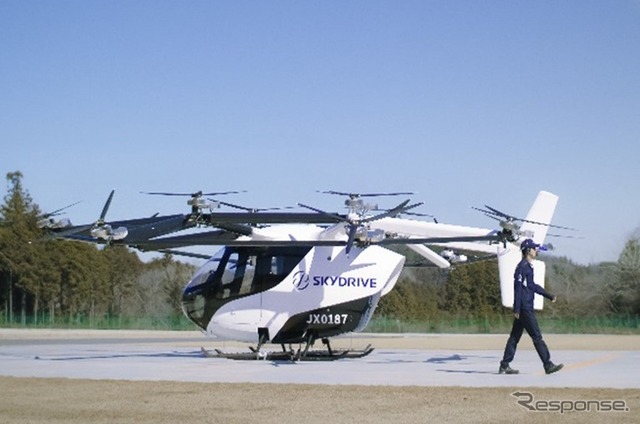 SkyDriveの空飛ぶクルマ《写真提供 SkyDrive》