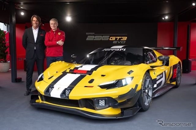 フェラーリ296 GT3 Evo発表《photo by Ferrari》