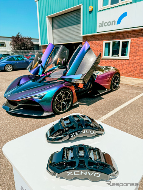 ゼンヴォが開発中のハイパーカー『オーロラ』とアルコン製ブレーキ《photo by Zenvo Automotive》