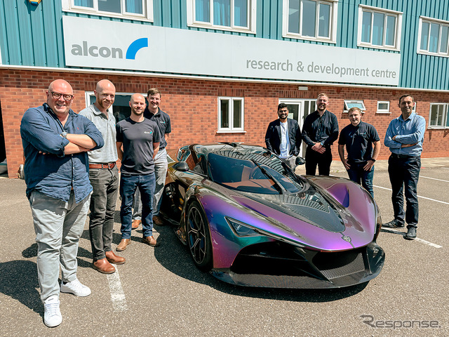 ゼンヴォが開発中のハイパーカー『オーロラ』とアルコン製ブレーキ《photo by Zenvo Automotive》