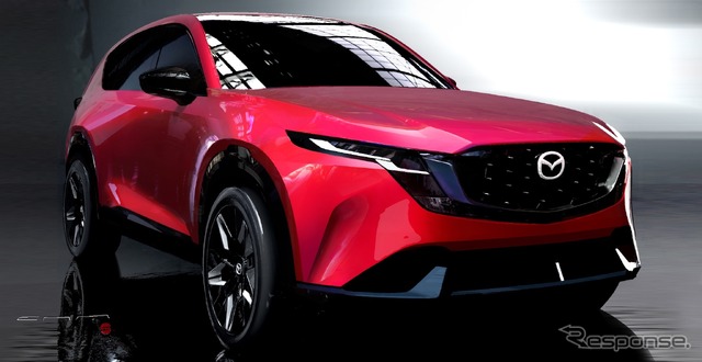 マツダ CX-5 新型のデザインスケッチ《画像提供 マツダ》