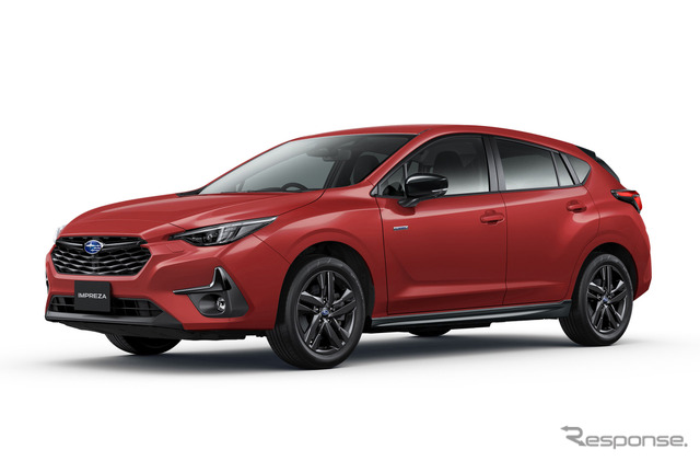 スバル・インプレッサ 特別仕様車 ST-H Style Edition(AWD車)ピュアレッド チャートスタイル《写真提供 SUBARU》