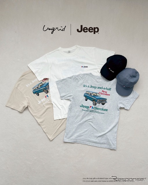 ジープと「アングリッド」がコラボ。限定プリントTシャツとロゴキャップ発売《写真提供 MARK STYLER》