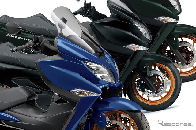 スズキ バーグマン400 ABS 新色3色が登場！《写真提供 スズキ》