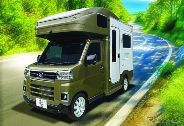 ムーンスターエクスポートの新型軽キャンピングカー『HAPPY1 Turbo』《写真提供 Moon Star Export》