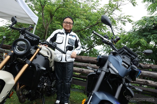 自工会・二輪車委員会委員長の設楽元文氏《写真提供 日本自動車工業会》