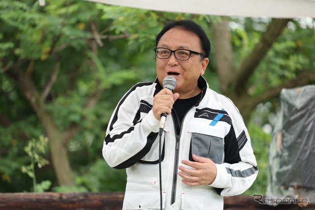 自工会・二輪車委員会委員長の設楽元文氏《写真提供 日本自動車工業会》
