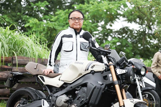 自工会・二輪車委員会委員長の設楽元文氏《写真提供 日本自動車工業会》