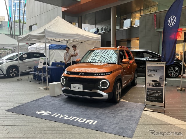 今春発売開始されたばかりのヒョンデ「INSTER」は価格、性能、サイズが揃った注目車種。《写真撮影 Chihiro Yamamoto》