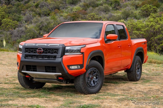 日産が米キャントン工場で生産するピックアップトラックの『フロンティア』《photo by Nissan》