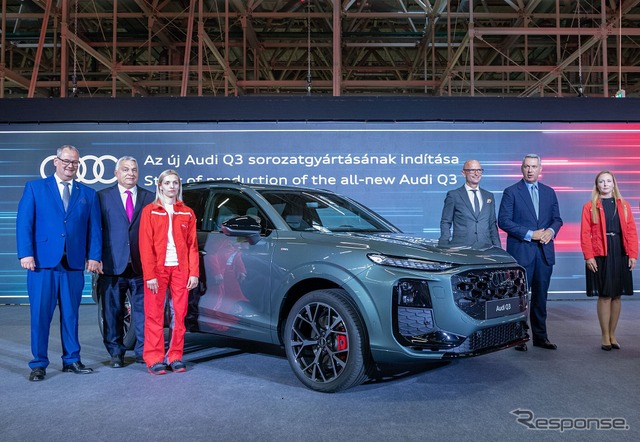 アウディ『Q3』新型の量産をハンガリー・ジェール工場で開始《photo by Audi》