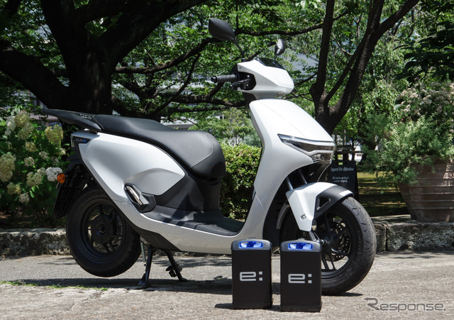 ホンダ CUV e: とモバイルパワーパックe:《写真撮影 宮崎壮人》