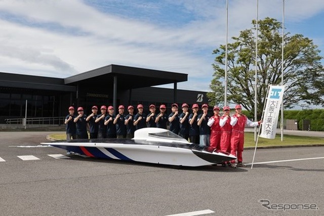大阪工業大学が8月に豪州で開催されるソーラーカーレース「ブリヂストン・ワールドソーラーチャレンジ(BWSC)」に初出場《写真提供 大阪工業大学》