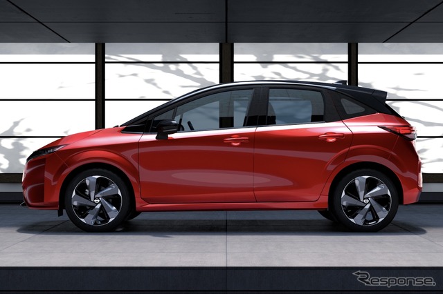 日産追浜工場:ノートオーラ(2021年)《写真提供 日産自動車》