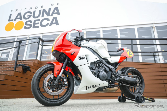 元世界王者ウェイン・レイニーに贈られた特別な『XSR900 GP』《photo by Yamaha motor》