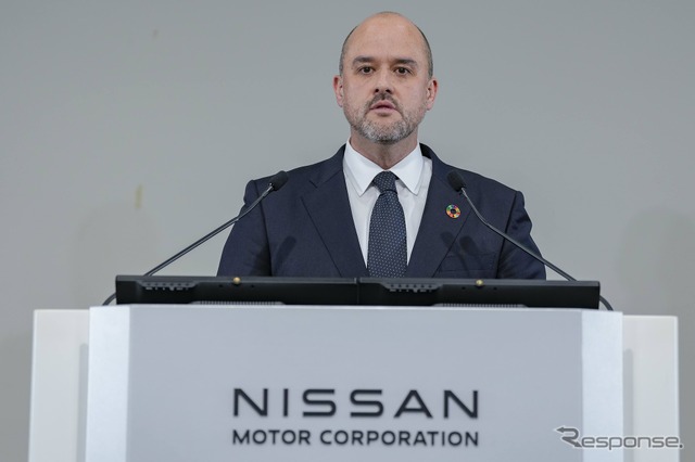 15日に会見をおこなった日産自動車 イバン・エスピノーサ社長《写真提供 日産自動車》
