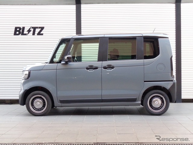 ブリッツ DAMPER ZZ-Rリフトアップ ホンダ・N-BOX JOY装着例(フロント:36mmアップ / リア:22mmアップ)《写真提供 BLITZ》