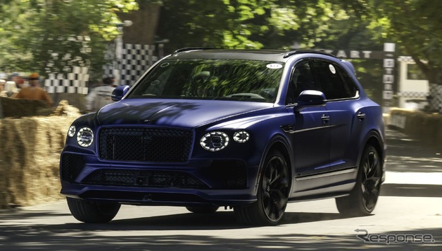 グッドウッドのヒルクライムで内燃エンジンSUV最速を記録したベントレー『ベンテイガスピード』《photo by Bentley》