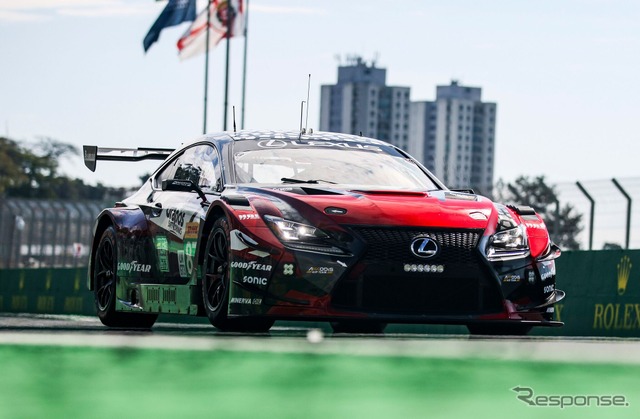 レクサス『RC F LMGT3』が、ブラジル・サンパウロで開催されたFIA世界耐久選手権（WEC）第6戦「サンパウロ6時間」で初勝利《photo by Lexus》