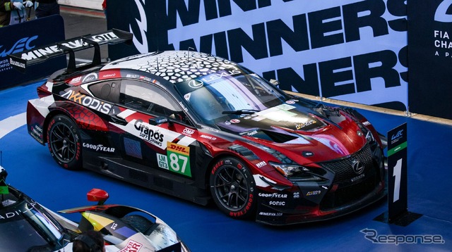 レクサス『RC F LMGT3』が、ブラジル・サンパウロで開催されたFIA世界耐久選手権（WEC）第6戦「サンパウロ6時間」で初勝利《photo by Lexus》