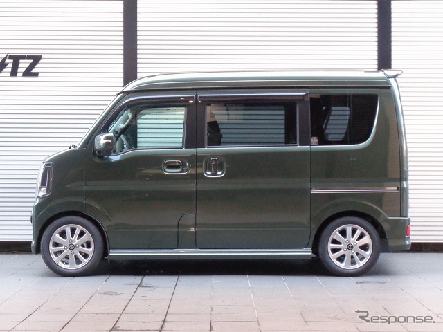 ブリッツ DAMPER ZZ-R 日産・クリッパーリオ装着例(フロント:28mmダウン / リア:47mmダウン)《画像提供 BLITZ》