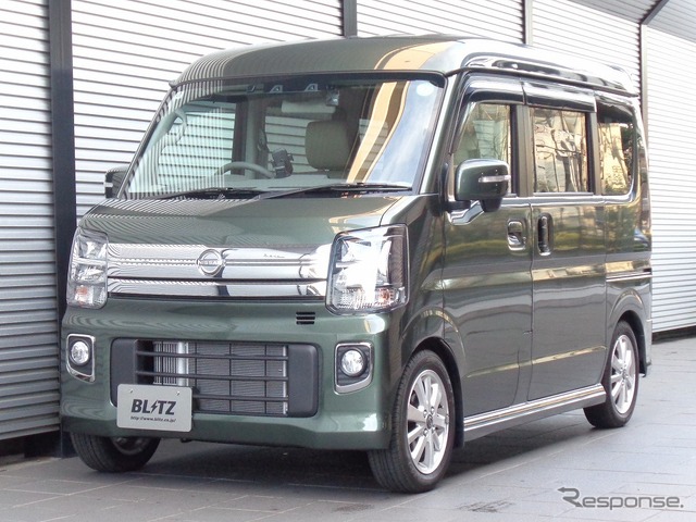 ブリッツ DAMPER ZZ-R 日産・クリッパーリオ装着例(フロント:28mmダウン / リア:47mmダウン)《画像提供 BLITZ》