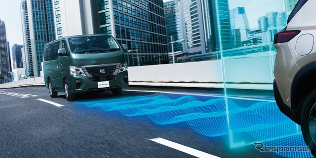 日産 キャラバンのインテリジェント クルーズコントロール《写真提供 日産自動車》