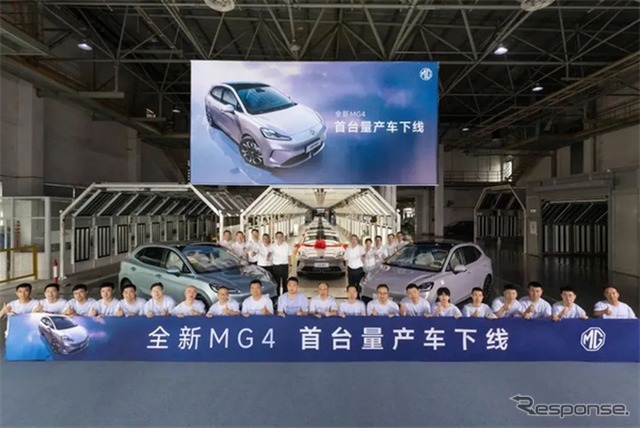 MG4 新型の量産開始《photo by SAIC》