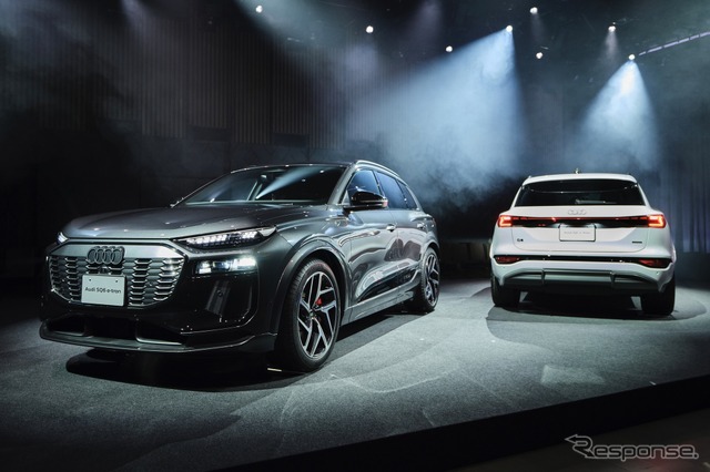 アウディ SQ6 e-tron(向かって左)とQ6 e-tron《写真提供 アウディジャパン》