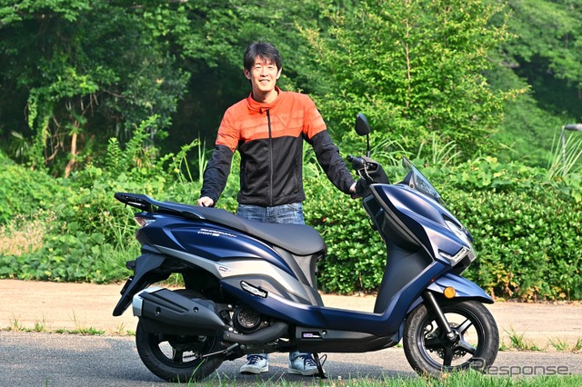 スズキ バーグマンストリート125EX《写真撮影 伊丹孝弘》