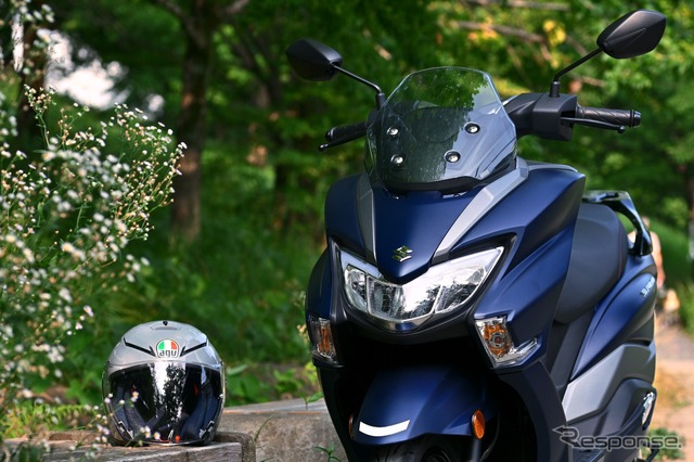 スズキ バーグマンストリート125EX《写真撮影 伊丹孝弘》