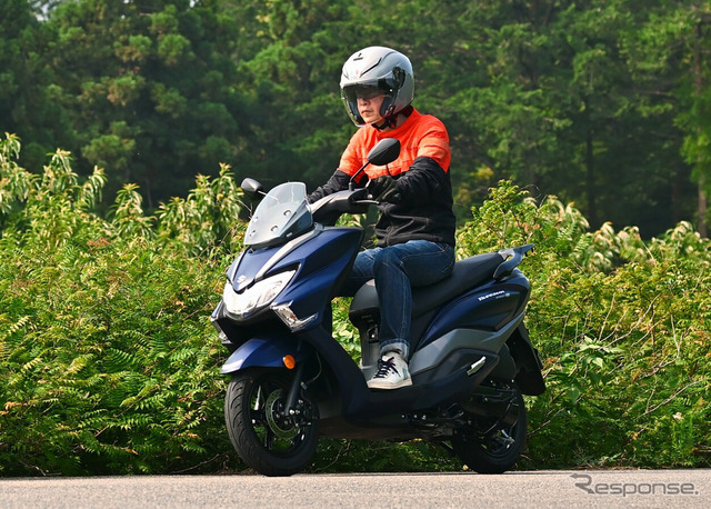 スズキ バーグマンストリート125EX《写真撮影 伊丹孝弘》