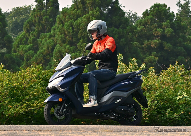 スズキ バーグマンストリート125EX《写真撮影 伊丹孝弘》