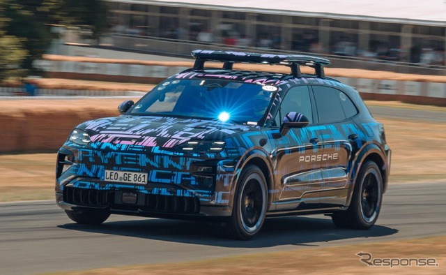 ポルシェ『カイエン エレクトリック』のプロトタイプ(グッドウッド2025)《photo by Porsche》