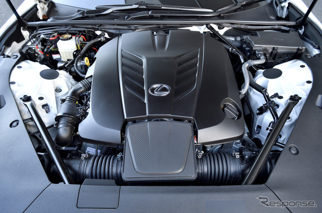 レクサス LCに搭載されるV8エンジン《写真撮影 雪岡直樹》