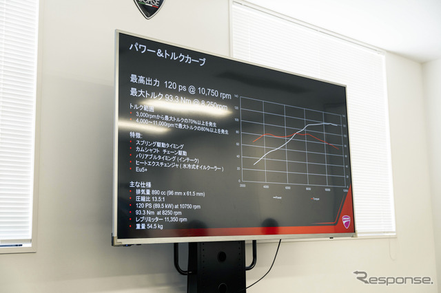 ドゥカティ 新型V2エンジン《写真撮影 望月 勇輝》
