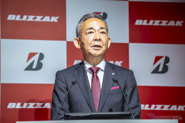 ブリヂストンタイヤソリューションジャパン株式会社 代表取締役社長 久米伸吾氏《写真撮影 山内潤也》
